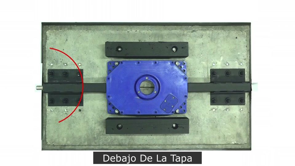 El mecanismo debajo de la tapa